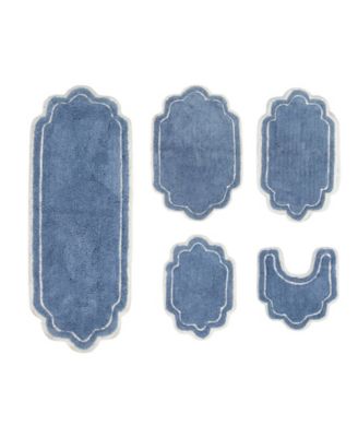 Home Weavers Allure Bathroom 5-Pc. Bath Rug Set