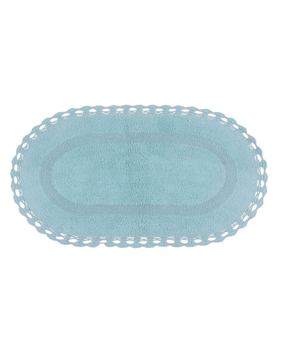 Home Weavers Hampton Crochet Reversible Bath Rug, 21" x 34"
