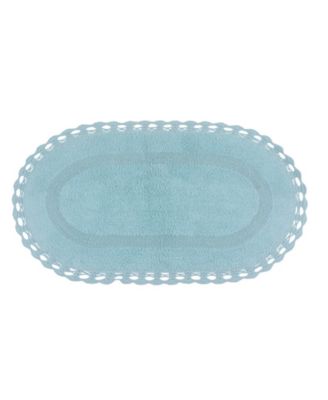 Home Weavers Hampton Crochet Reversible Bath Rug, 21" x 34"