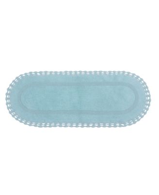Home Weavers Hampton Crochet Reversible Bath Rug, 21" x 54"
