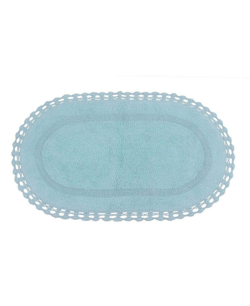 Home Weavers Hampton Crochet Reversible Bath Rug, 24" x 40"