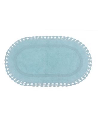 Home Weavers Hampton Crochet Reversible Bath Rug, 24" x 40"