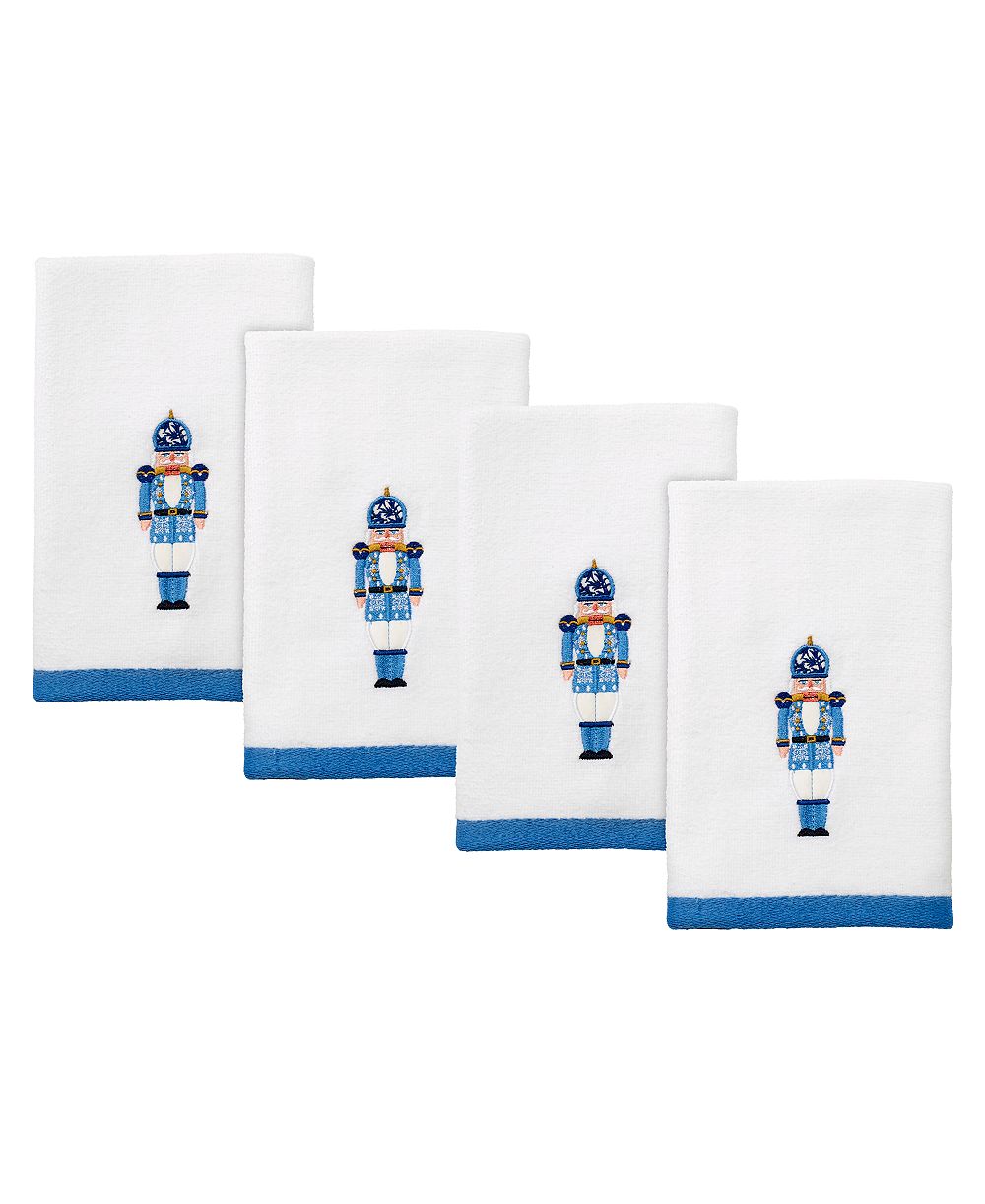 Набор из 4 полотенец для рук Avanti Nutcracker Trellis Cotton 11" x 18"
