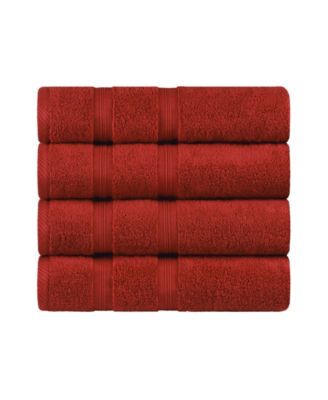 Superior Smart Dry Zero Twist Cotton 4-Piece Bath Towel Set