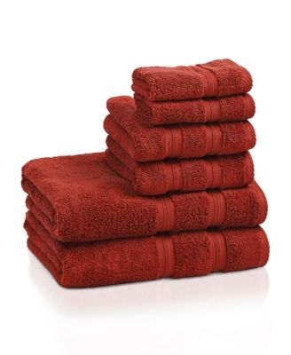 Superior Smart Dry Zero Twist Cotton 6-Piece Assorted Towel Set