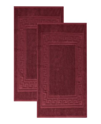 Набор из 2 ковриков для ванной Superior Cotton Greek Key Infinity Border