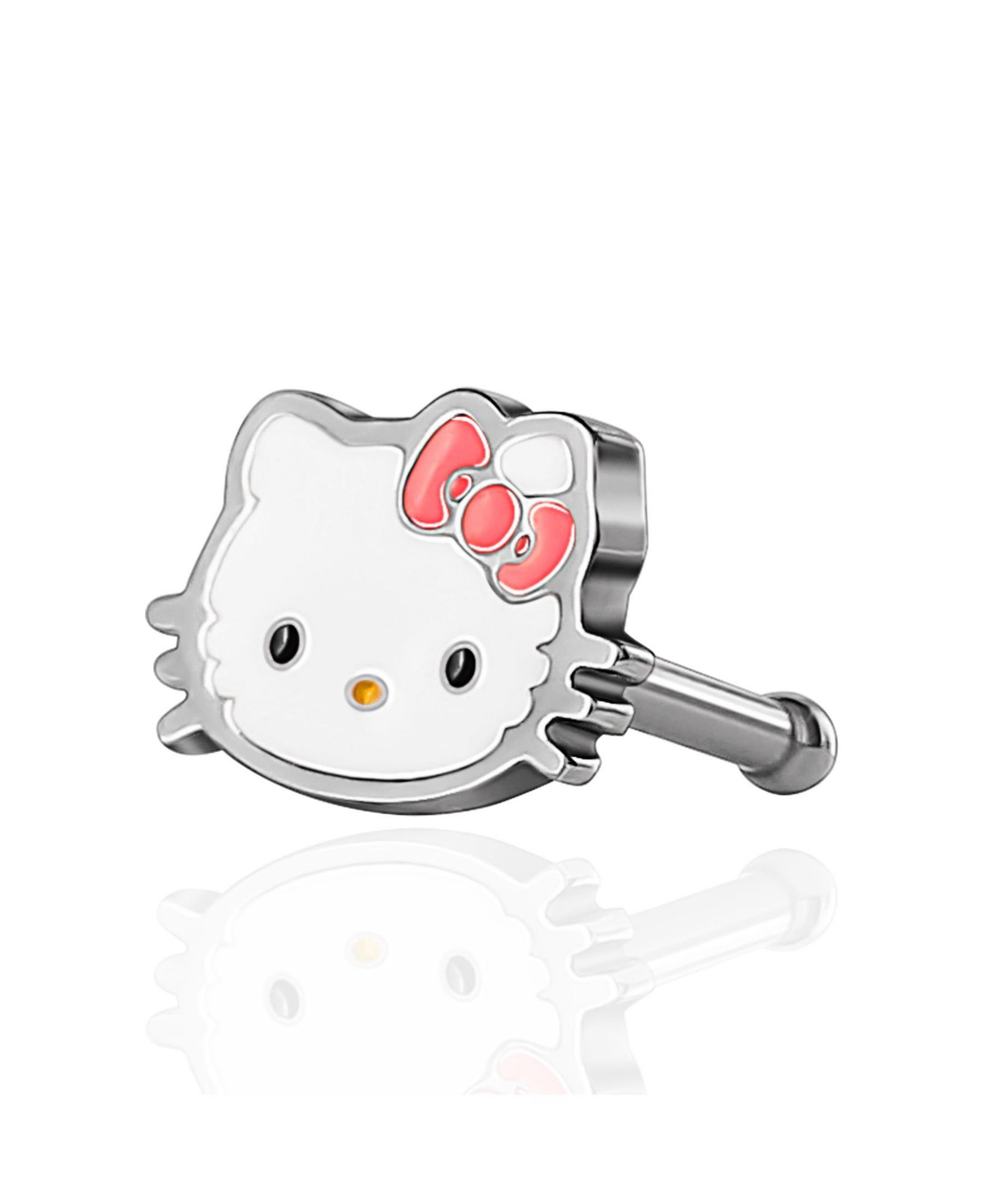 Серьга-гвоздик Hello Kitty Authentic Stainless Steel Nose Ring