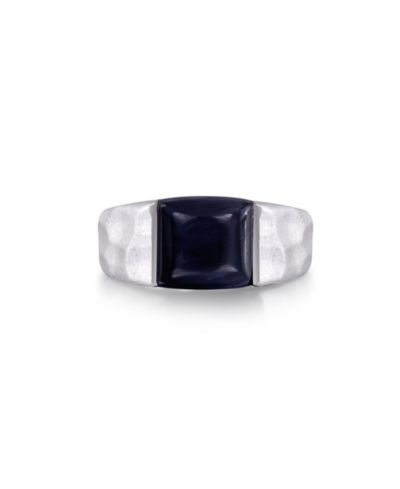 LuvMyJewelry Blue Pieter site кольцо-печатка для мужчин из стерлингового серебра с текстурой
