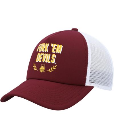 Мужская кепка adidas Maroon Arizona State Sun Devils Foam Front Trucker