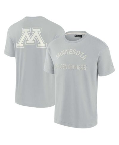Мужская и женская футболка Fanatics Signature Minnesota Golden Gophers Super Soft Short Sleeve
