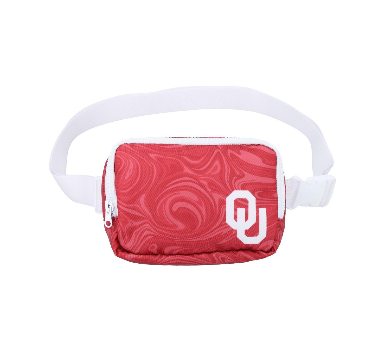 Women's ZooZatz Oklahoma Sooners Swirly Belt Adjustable Fanny Pack Bag