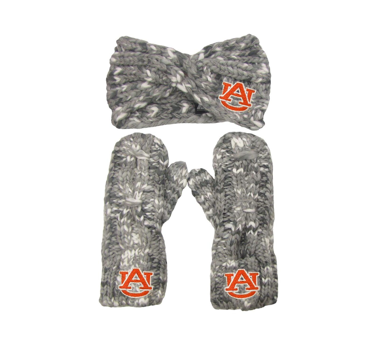 Women's ZooZatz Auburn Tigers Logo Marled Headband and Mitten Set