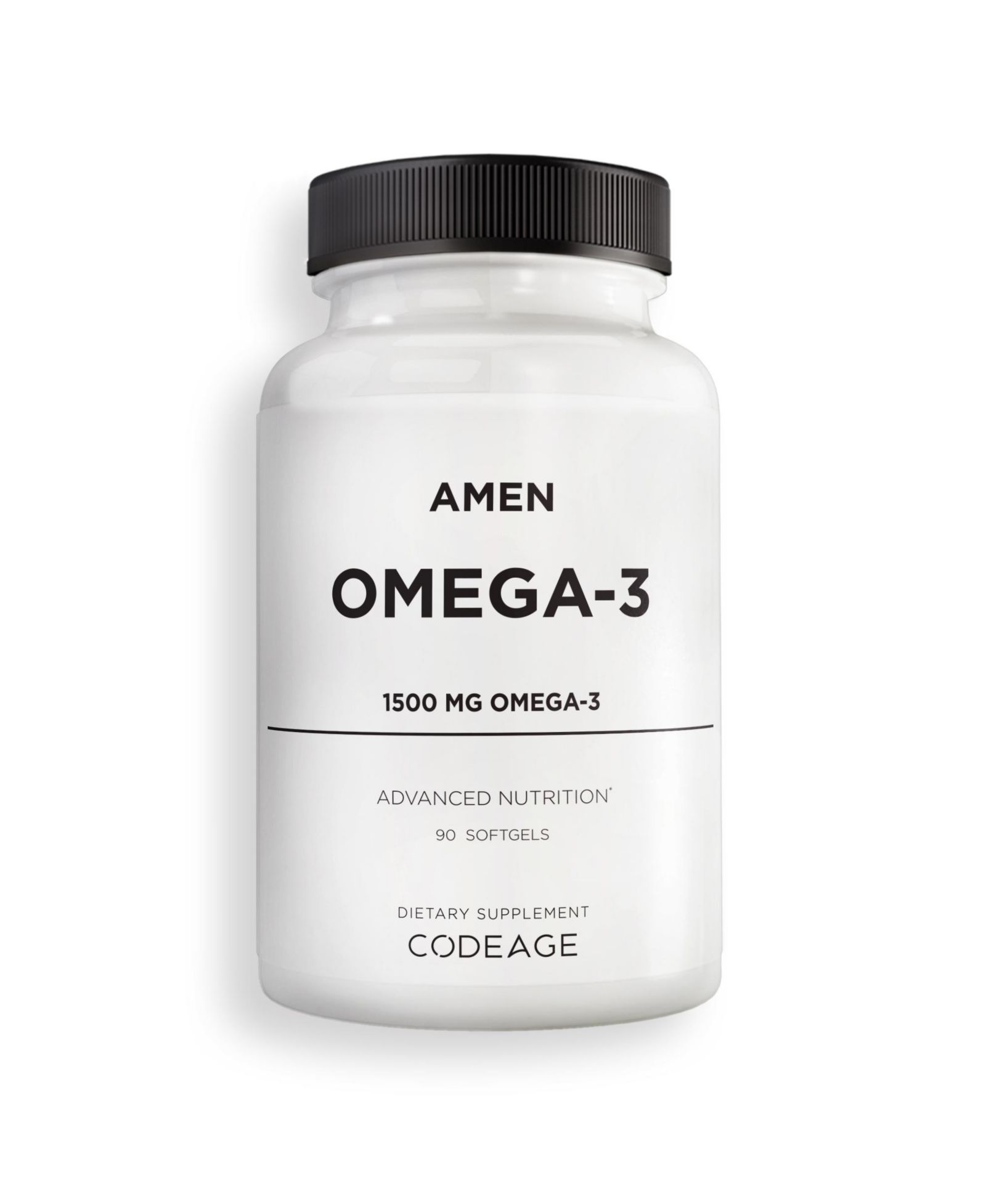 Добавка Amen Omega-3, 1500mg, EPA и DHA, 90 мягких капсул