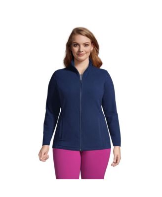 Lands' End Женский плюсовый размер Anyweather Fleece куртка на молнии
