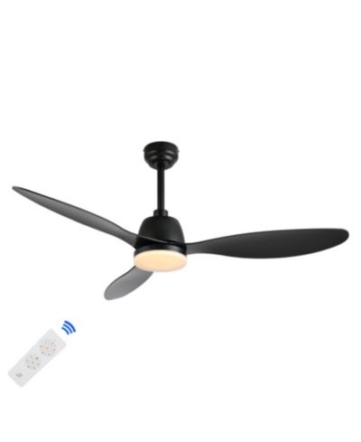 Потолочный вентилятор Audie Classic Industrial Iron/Plastic Integrated LED