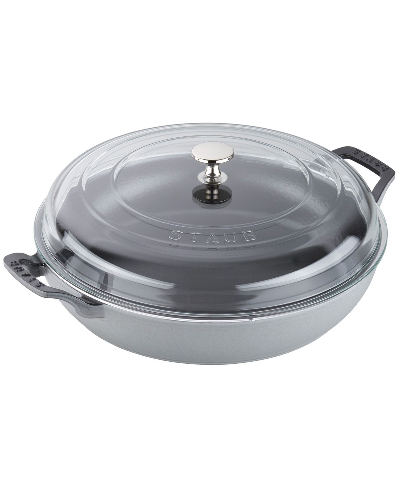 Staub сотейник из чугуна сing стеклянной крышкой, 3.5-Qt