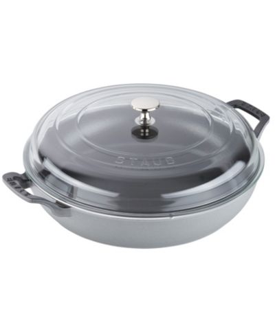Staub сотейник из чугуна сing стеклянной крышкой, 3.5-Qt