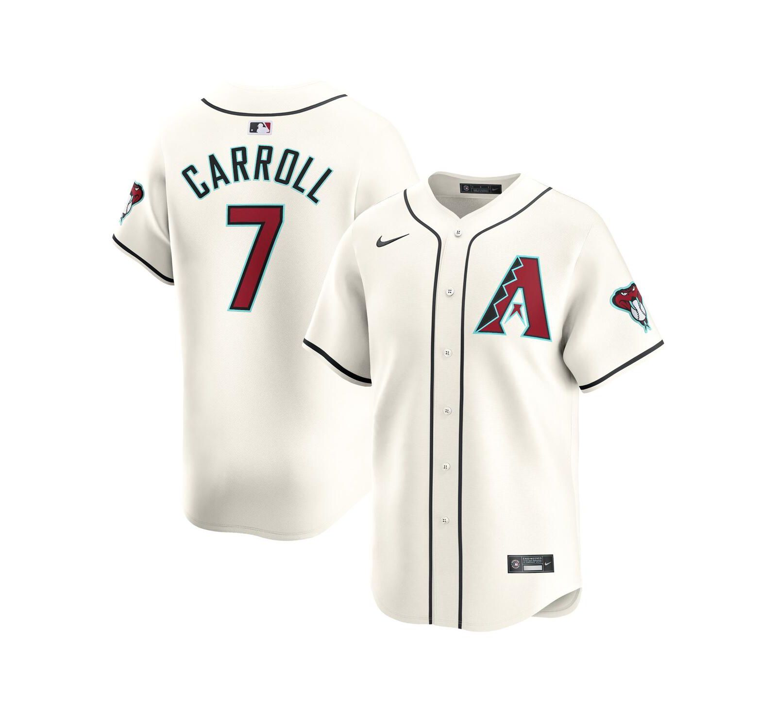 Мужская джерси Nike Corbin Carroll Arizona Diamondbacks