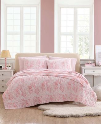 Комплект стеганого одеяла Betsey Johnson Butterfly Ombre, 3 предмета, King