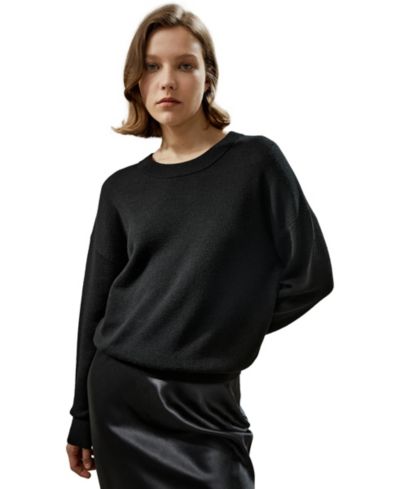 Женский шерстяной джемпер LILYSILK Crewneck