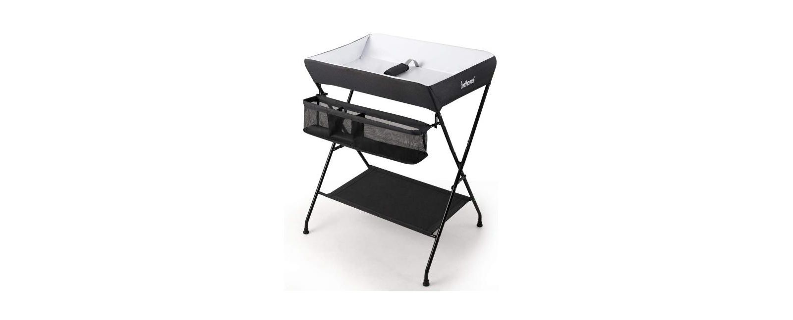 Portable Infant Changing Station Baby Diaper Table with Safety Belt