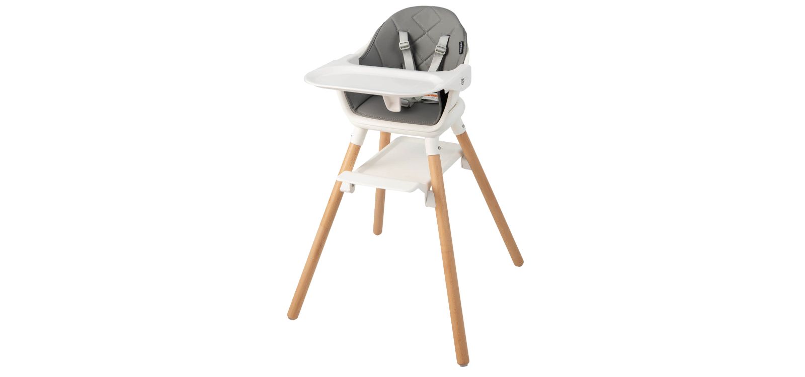 Slickblue 6-in-1 Baby High Chair with Removable Tray, Safety Harness and Convertible Design