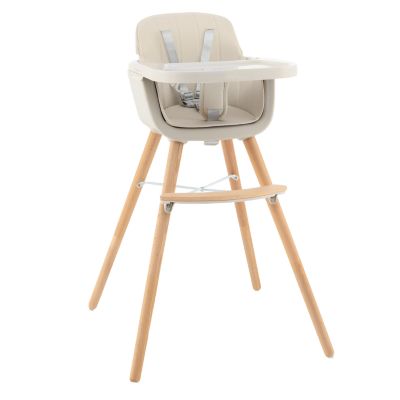 Slickblue деревянный стульчик для кормления Slickblue 3 in 1 Convertible с мягкой подушкой