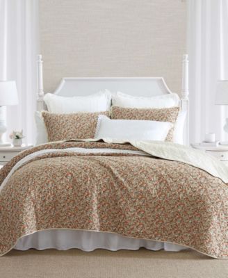 Двусторонний комплект стеганых одеял Laura Ashley Loves ton Cotton, Twin