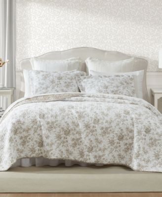 Комплект из 2 покрывал Laura Ashley Walled Garden Cotton Reversible Twin