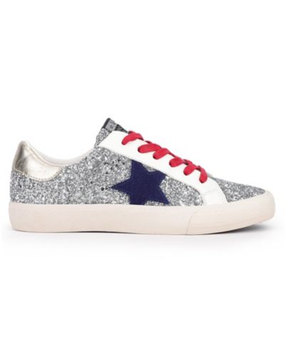 Кеды GRANDE - SILVER GLITTER MULTI Women's by Vintage Havana