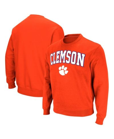 Colosseum Men's Clemson Tigers Arch & Logo Pullover Sweatshirt