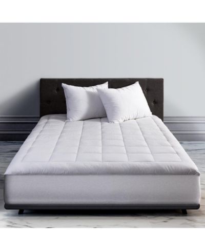 CIRCLESHOME наматрасник из хлопка Ultra-Plush Down Alternative White Twin