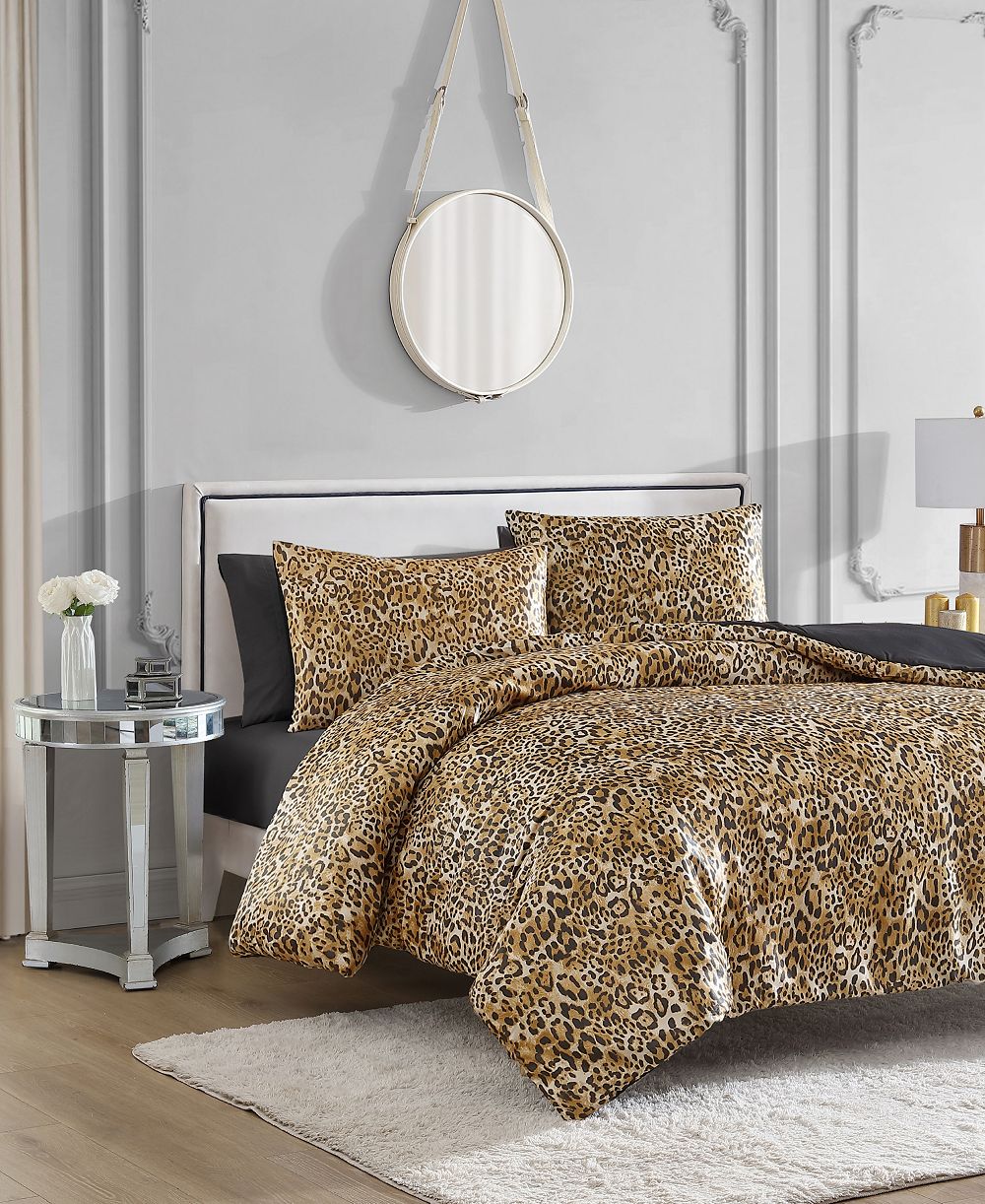 Juicy Couture комплект постельного белья Monica Leopard Satin 3 шт., King