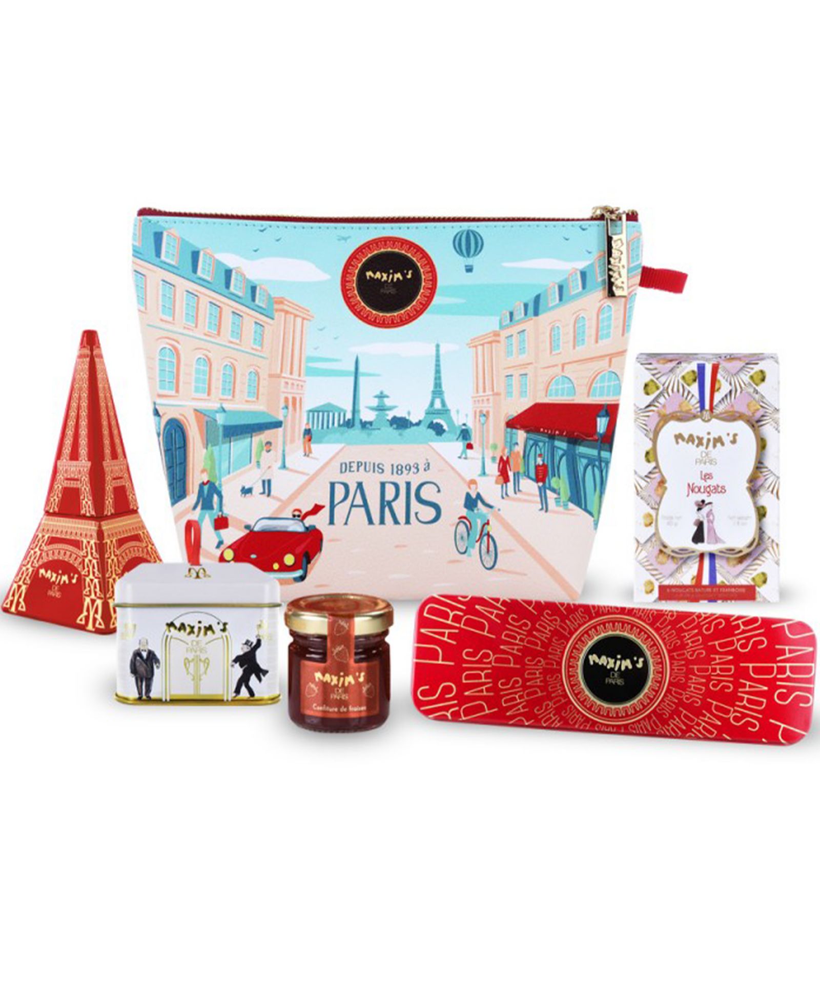 Набор французских лакомств Maxim's De Paris Bonjour Pouch, 5 штук