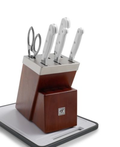 Набор ножей ZWILLING Pro Le Blanc 7-Piece Self-Sharpening Knife Block Set