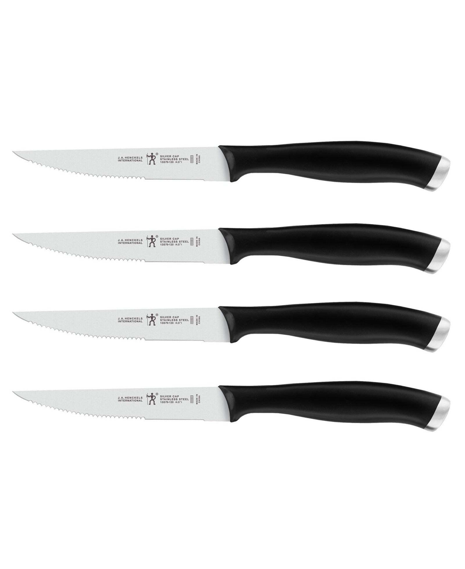 HENCKELS Silvercap 4-Piece Steak Knife Set