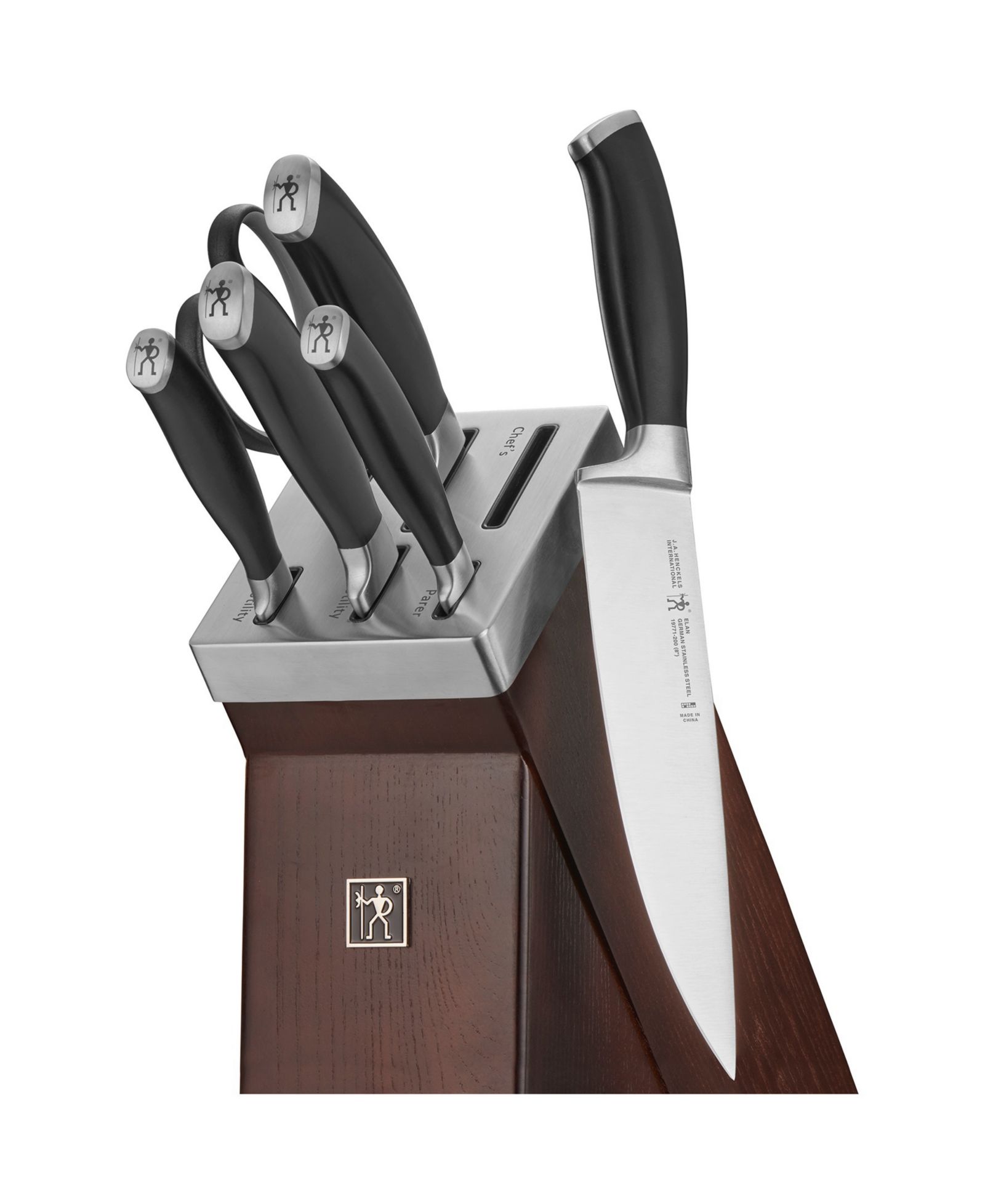 HENCKELS Elan 7-Piece Self-Sharpening Knife Block Set