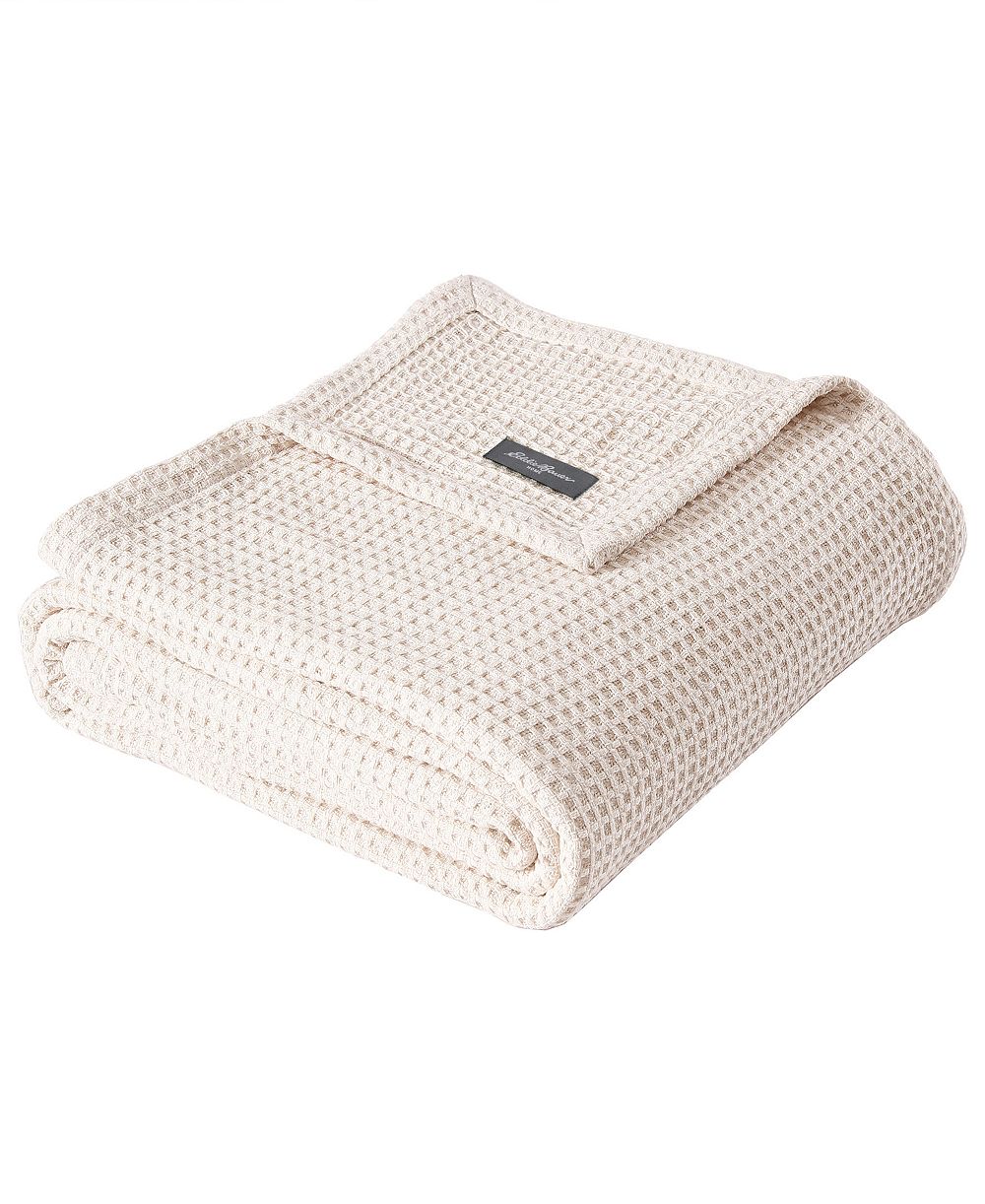 Одеяло двустороннее Eddie Bauer Solid Waffle Cotton Full/Queen