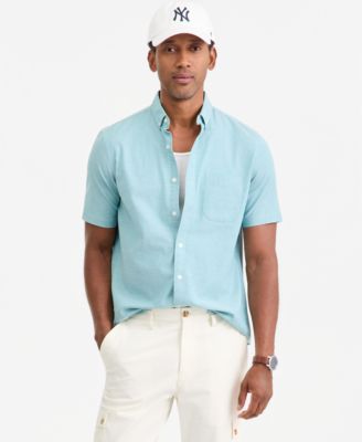 Мужская рубашка Club Room Short Sleeve Button-Down Oxford