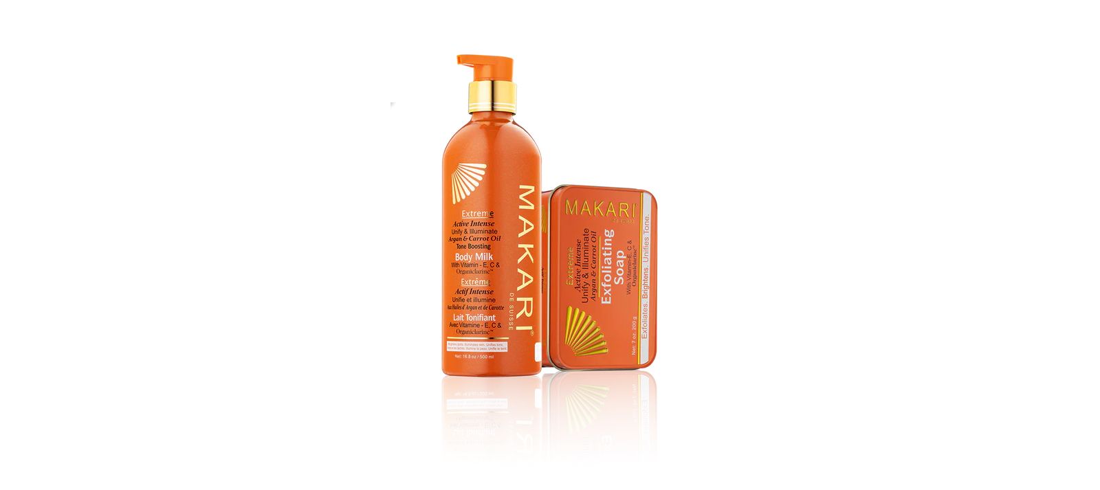 Makari Extreme Argan Carrot Milk & Soap - Skin Care Kit