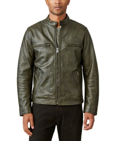 Мужская кожаная куртка Lucky Brand Bonneville Zip-Front