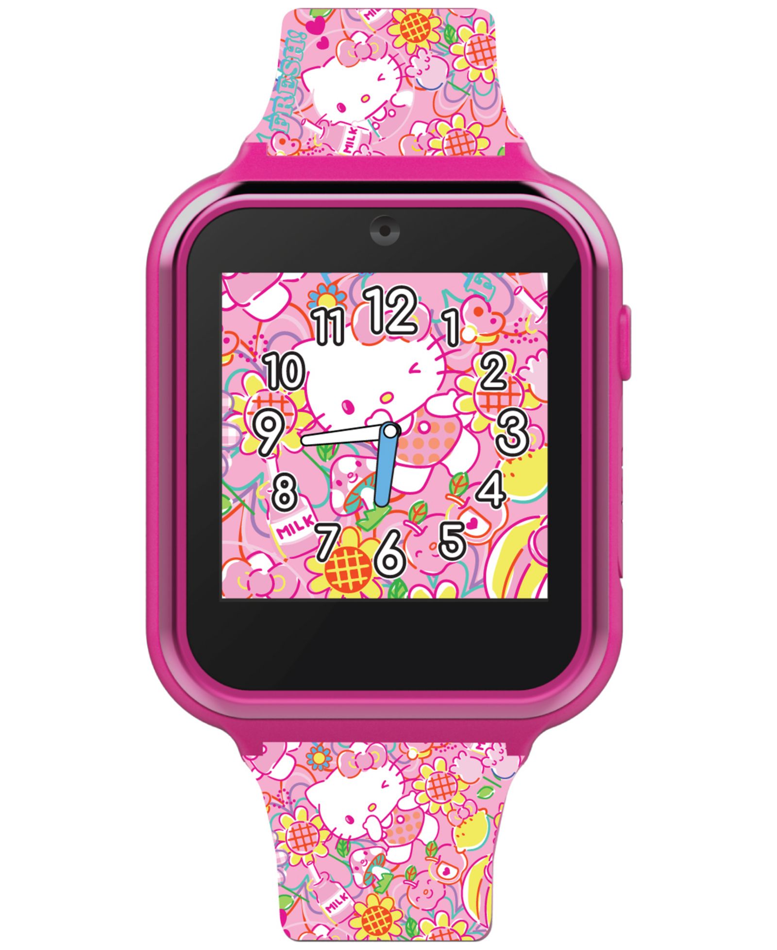 Accutime Kid's Hello Kitty Pink Silicone Strap Smart Watch 40mm