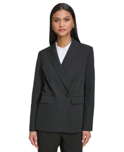 KARL LAGERFELD PARIS Women's Double-Breasted Blazer