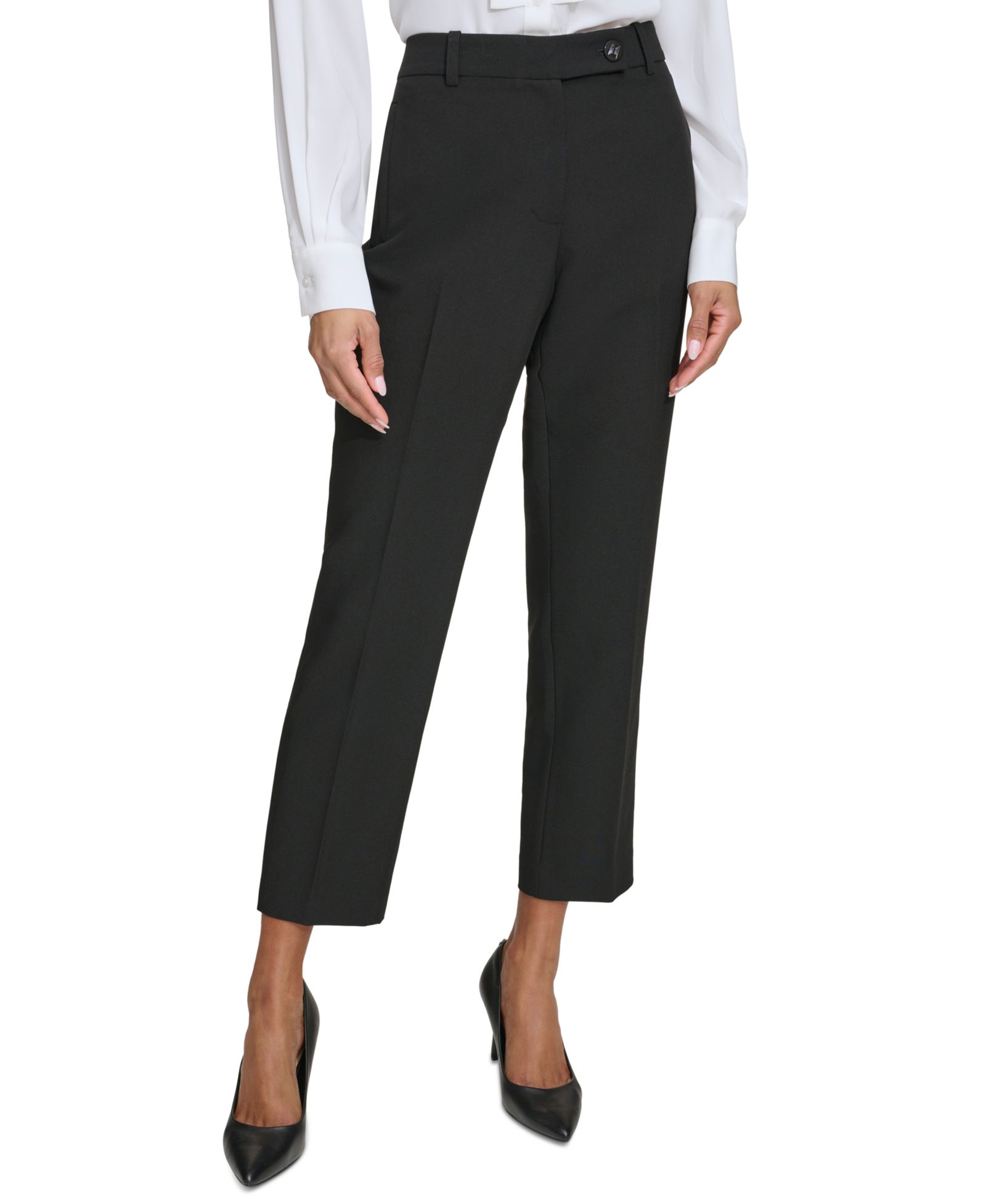 Karl Lagerfeld Women's Slim-Leg Ankle Pants