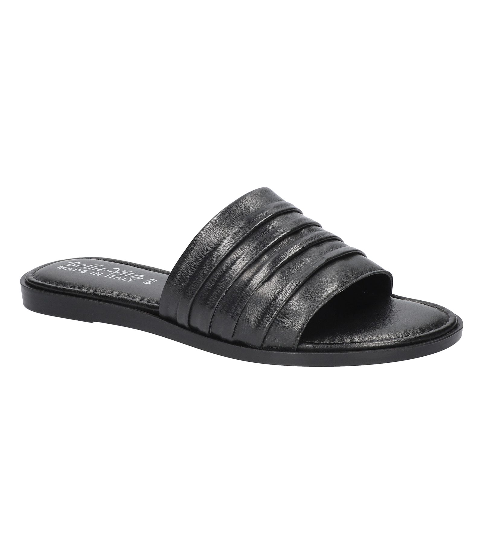 Bella Vita Women's Italy Rya-Italy Flat Slide Sandals