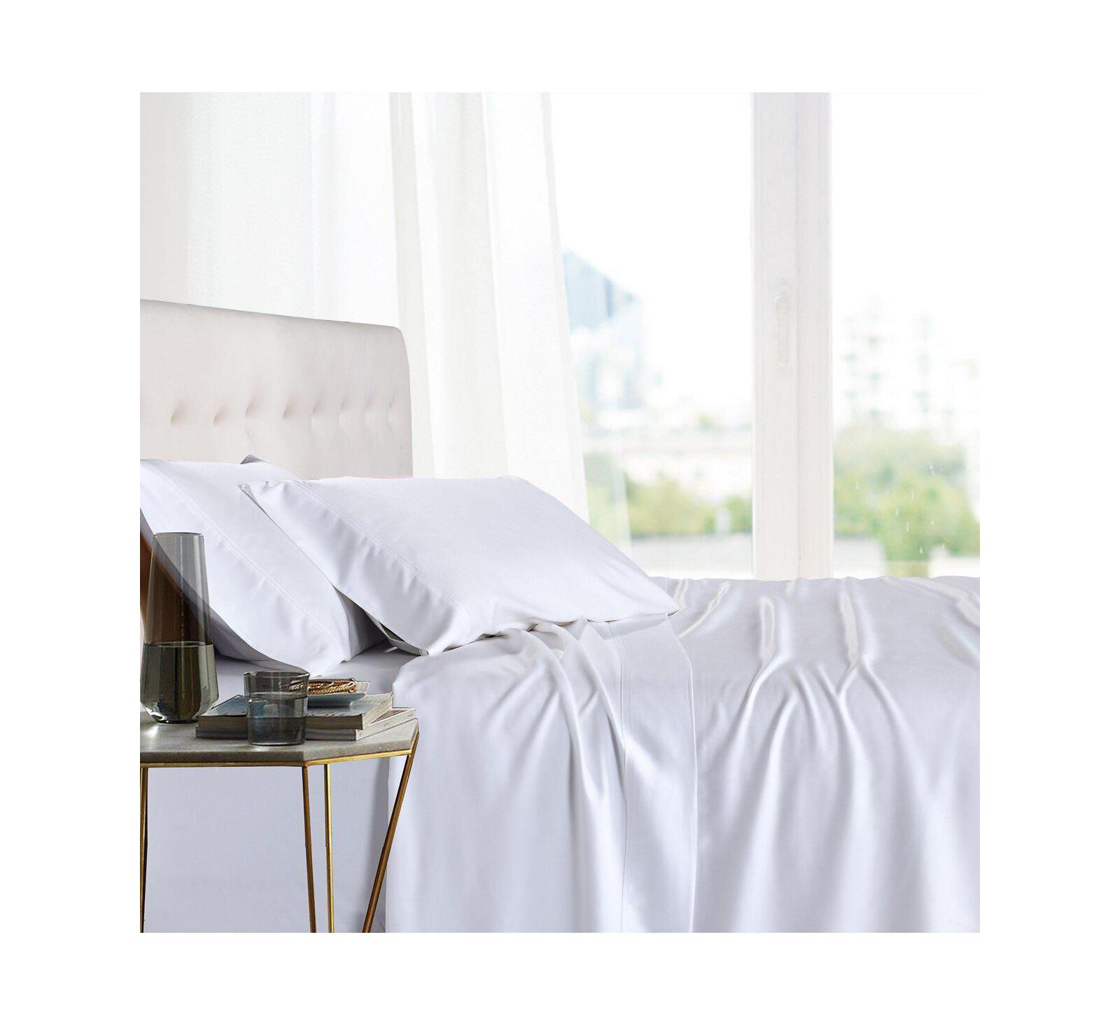 Royal Tradition Egyptian Linens 100% Viscose Bamboo 4 Pc Sheet Set
