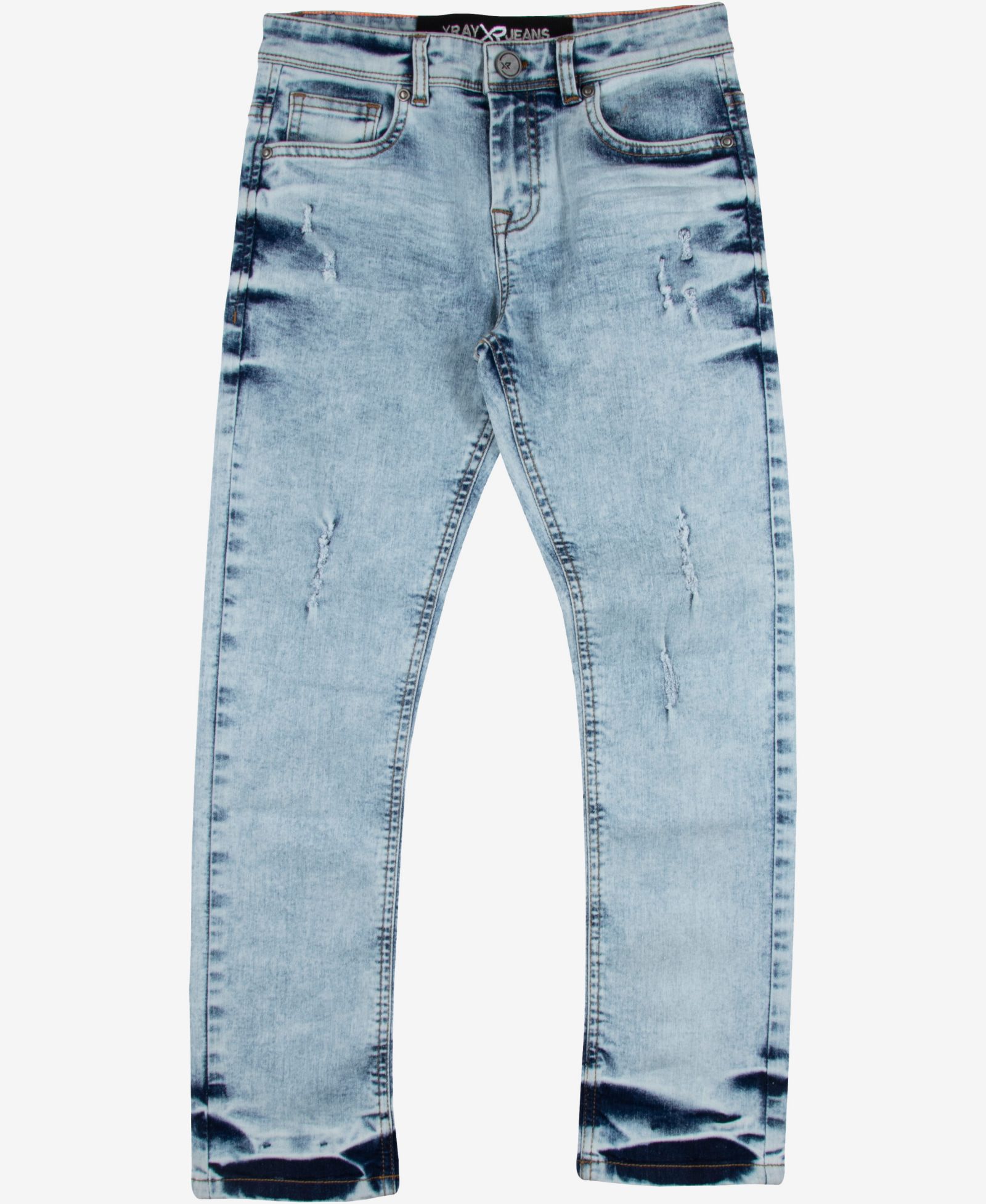 Джинсы XRAY Big Boys Light Washed Distressed Stretch