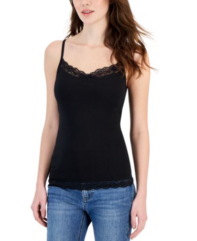 Топ Charter Club Women's Lace-Trim Shelf-Bra