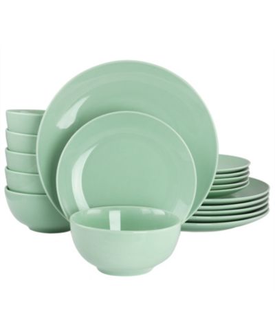 Elama Luna 18 Pc. Dinnerware Set, Service for 6