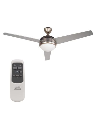 BLACK+DECKER 52 inch 3 - Blade Ceiling Fan with Remote Control